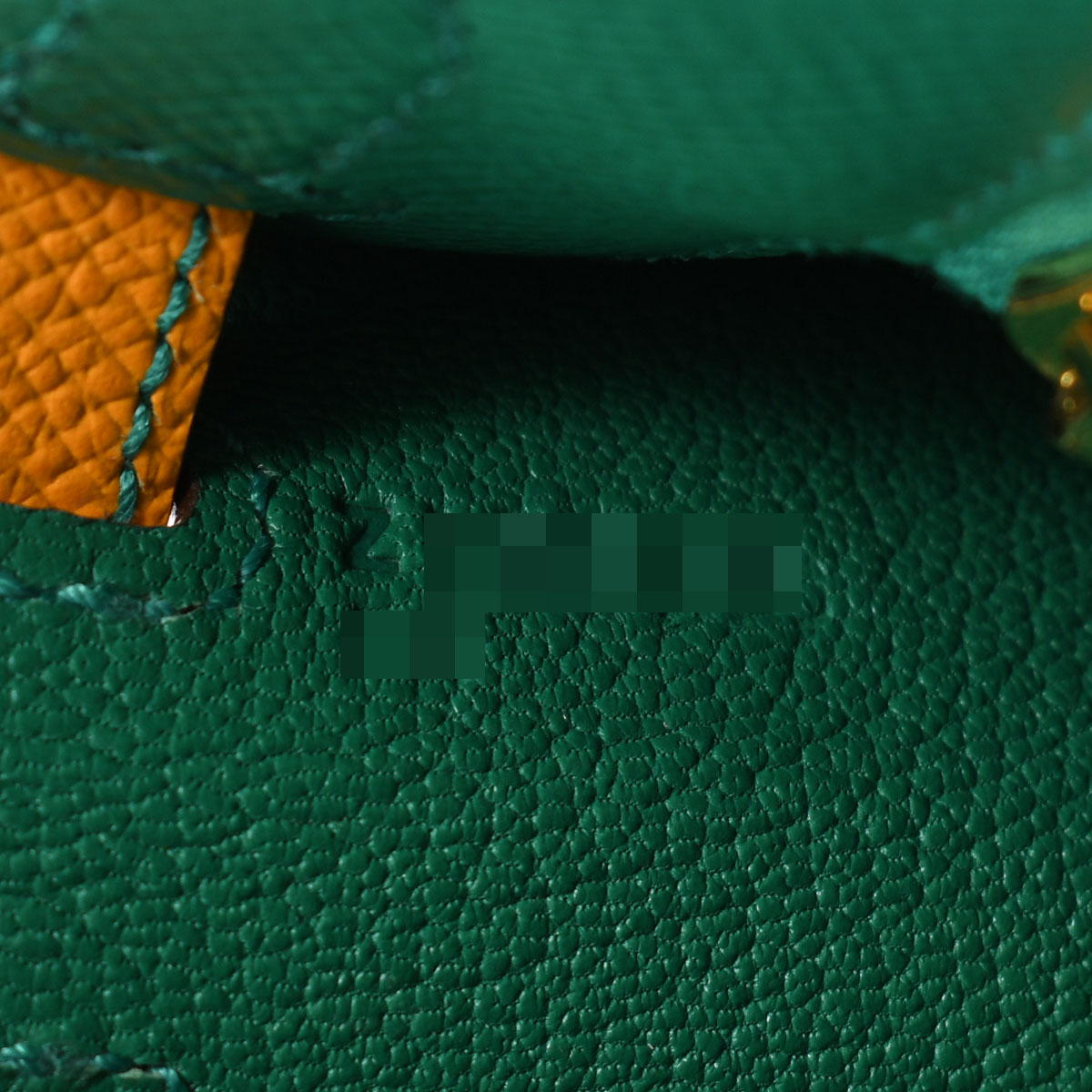 エルメス / HERMES ケリー25 外縫い SPオーダー グリーン/ジョーヌ