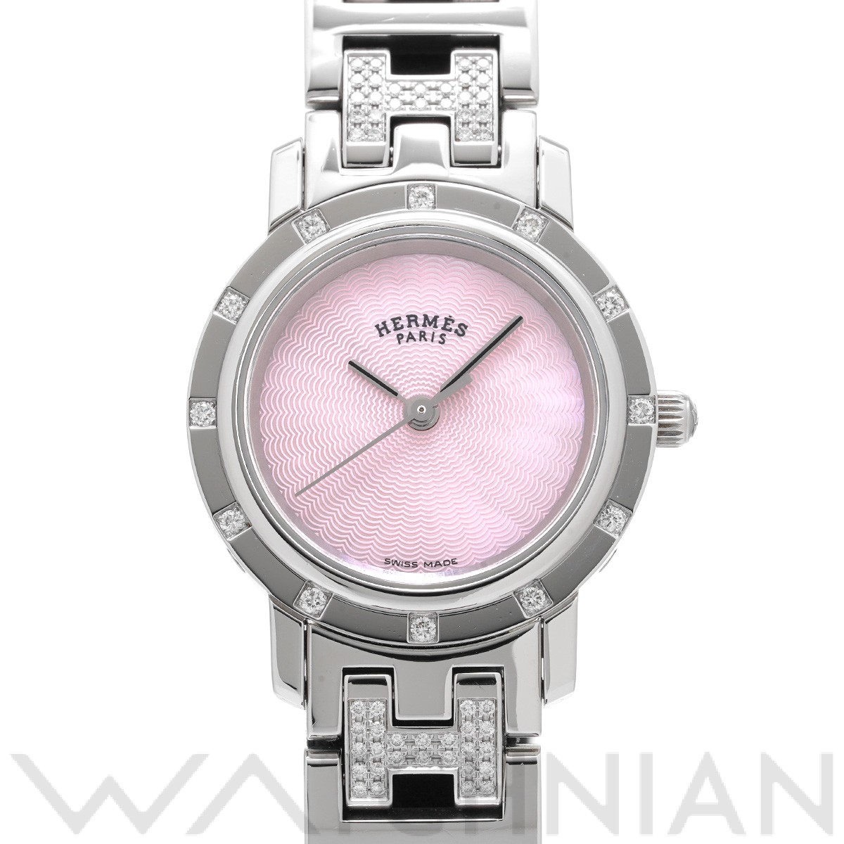 エルメス クリッパー ナクレ CL4.210.214/3796 ピンクシェル