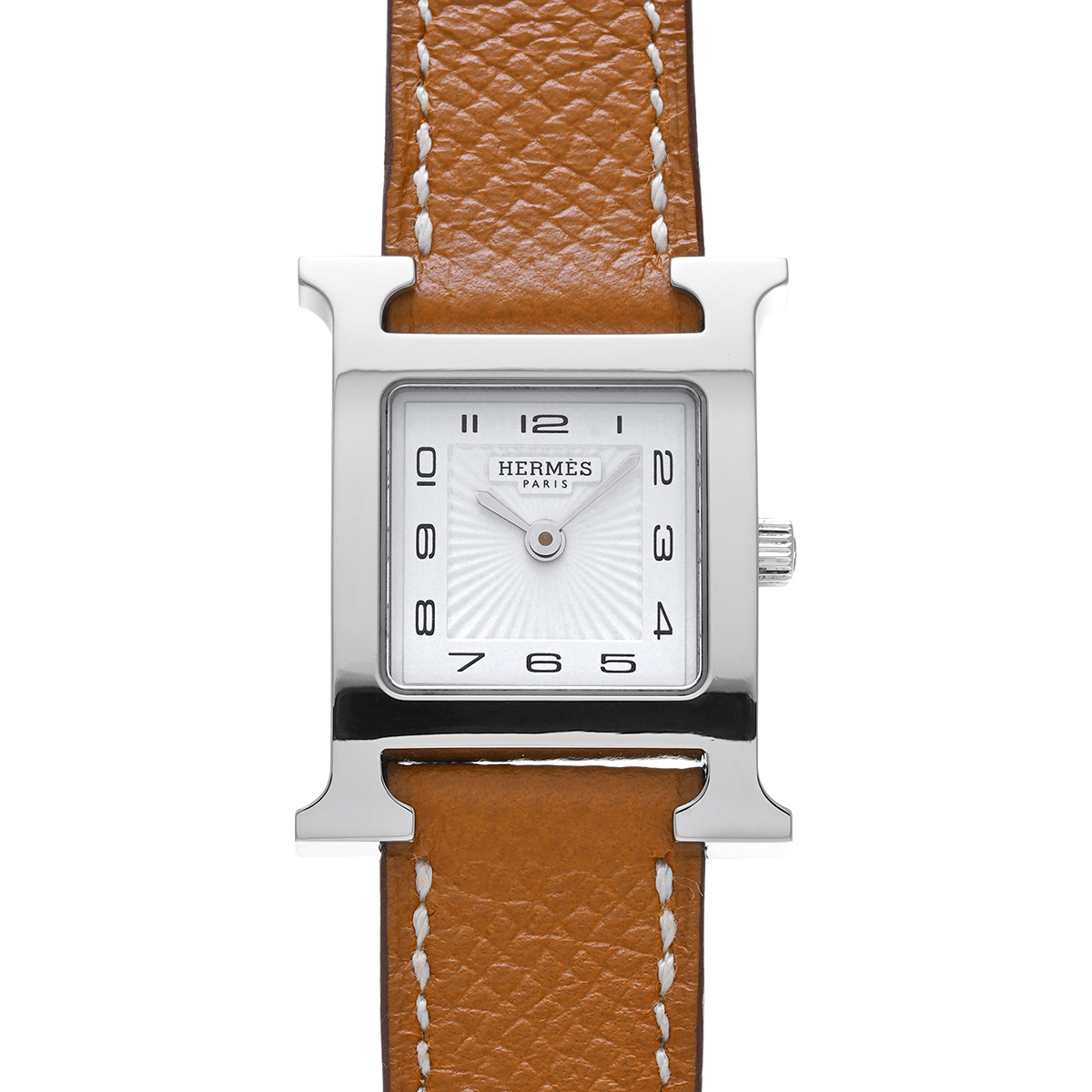 エルメス Hウォッチ HH1.210.131/UGO ホワイト レディース 時計 【中古