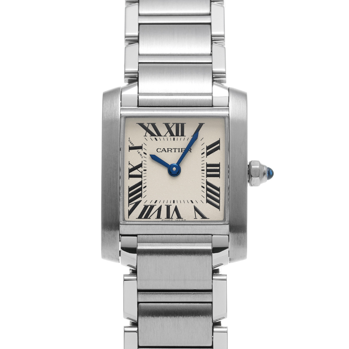カルティエ タンクフランセーズ SM W51008Q3 シルバー レディース 時計