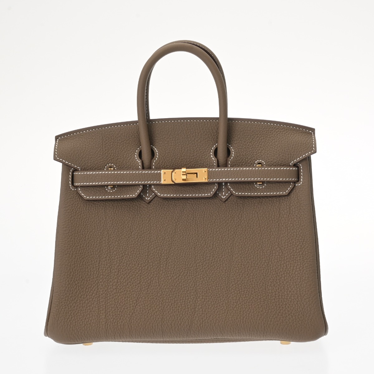 エルメス バーキン 25 エトゥープ トゴ レディース バッグ 【未使用