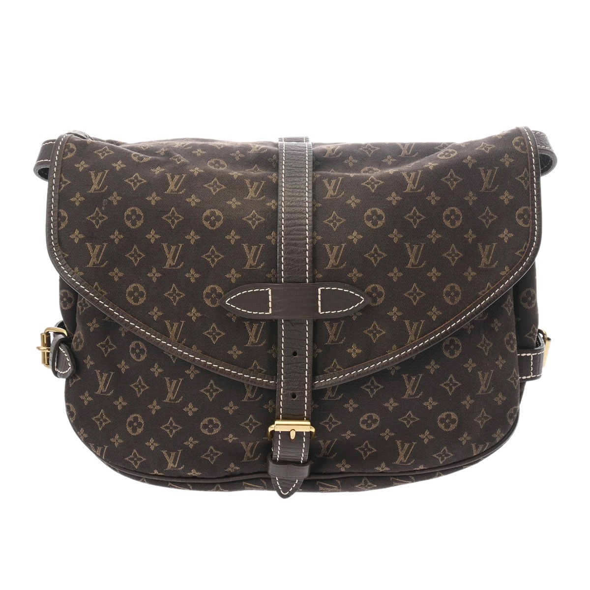 ルイ ヴィトン モノグラムミニラン ソミュール 30 エベヌ M95227