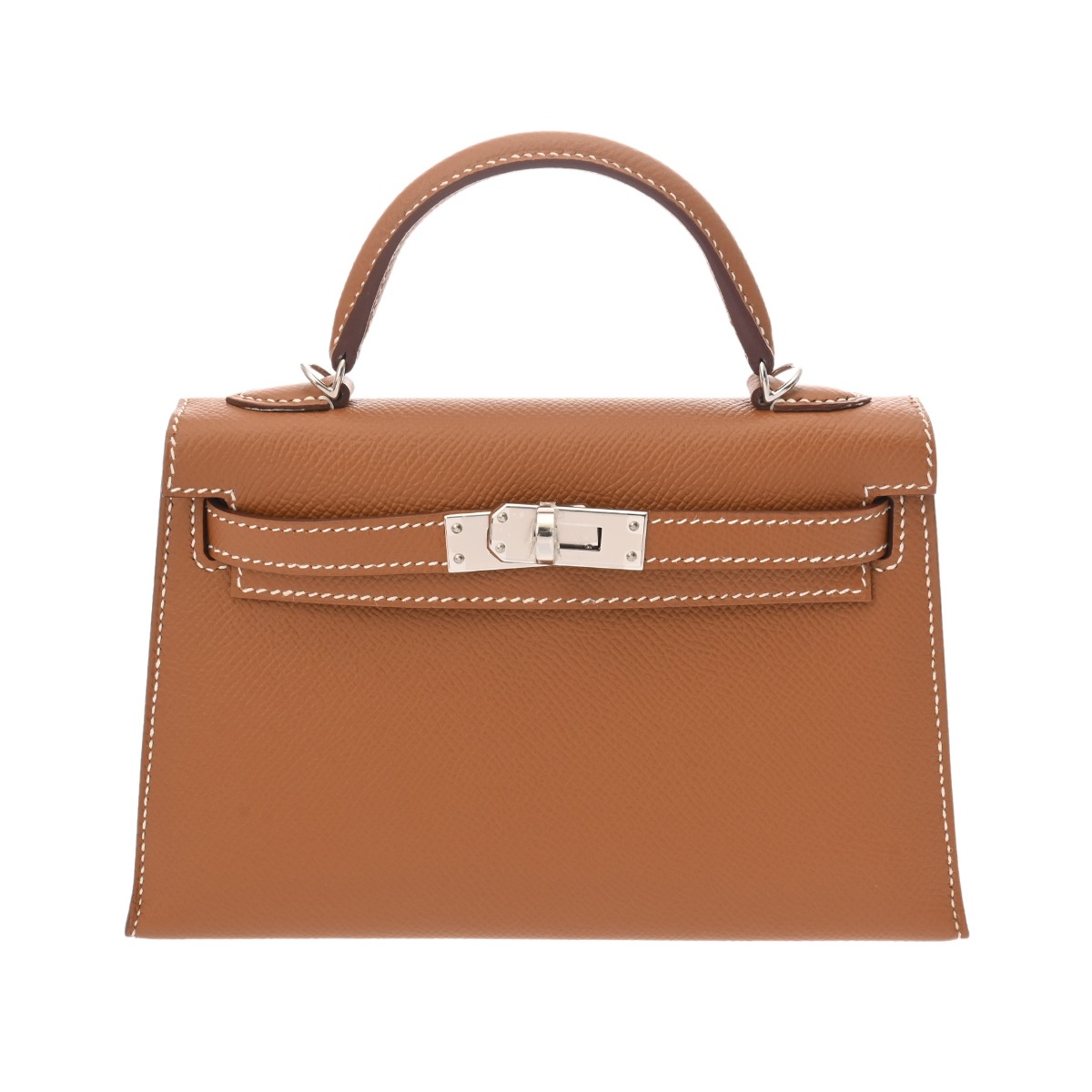 エルメス ミニケリー2 2WAY ゴールド ヴォーエプソン レディース