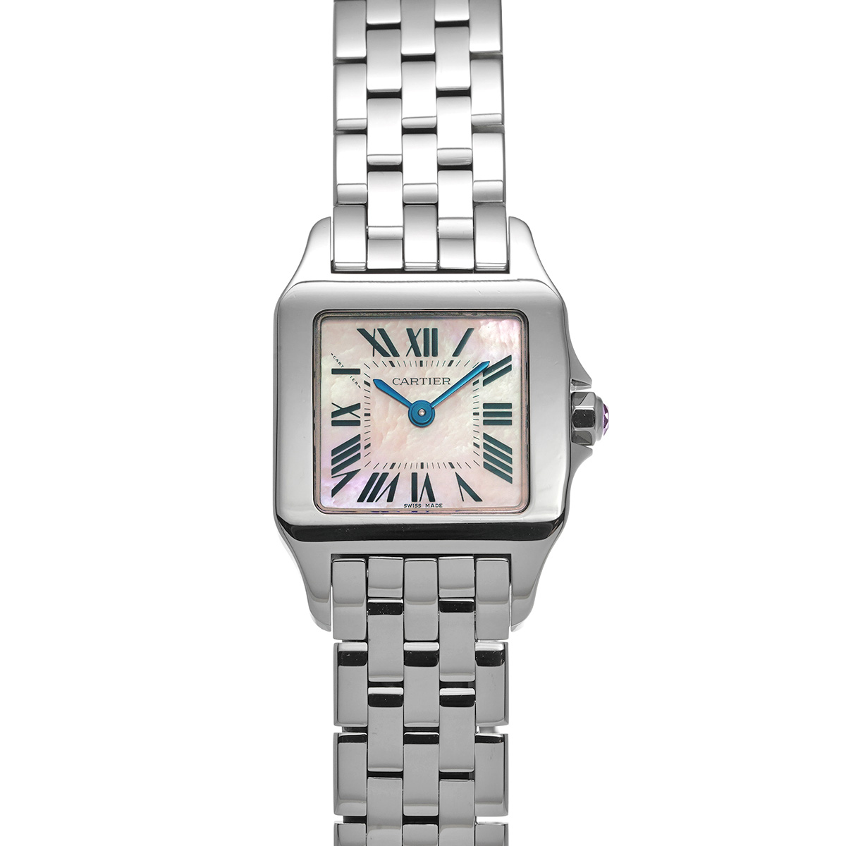 カルティエ サントス ドゥモワゼル SM W25075Z5 ピンクシェル