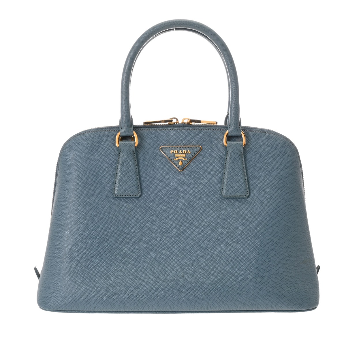 プラダ 2WAY ハンドバッグ ブルー BL0837 サフィアーノレザー