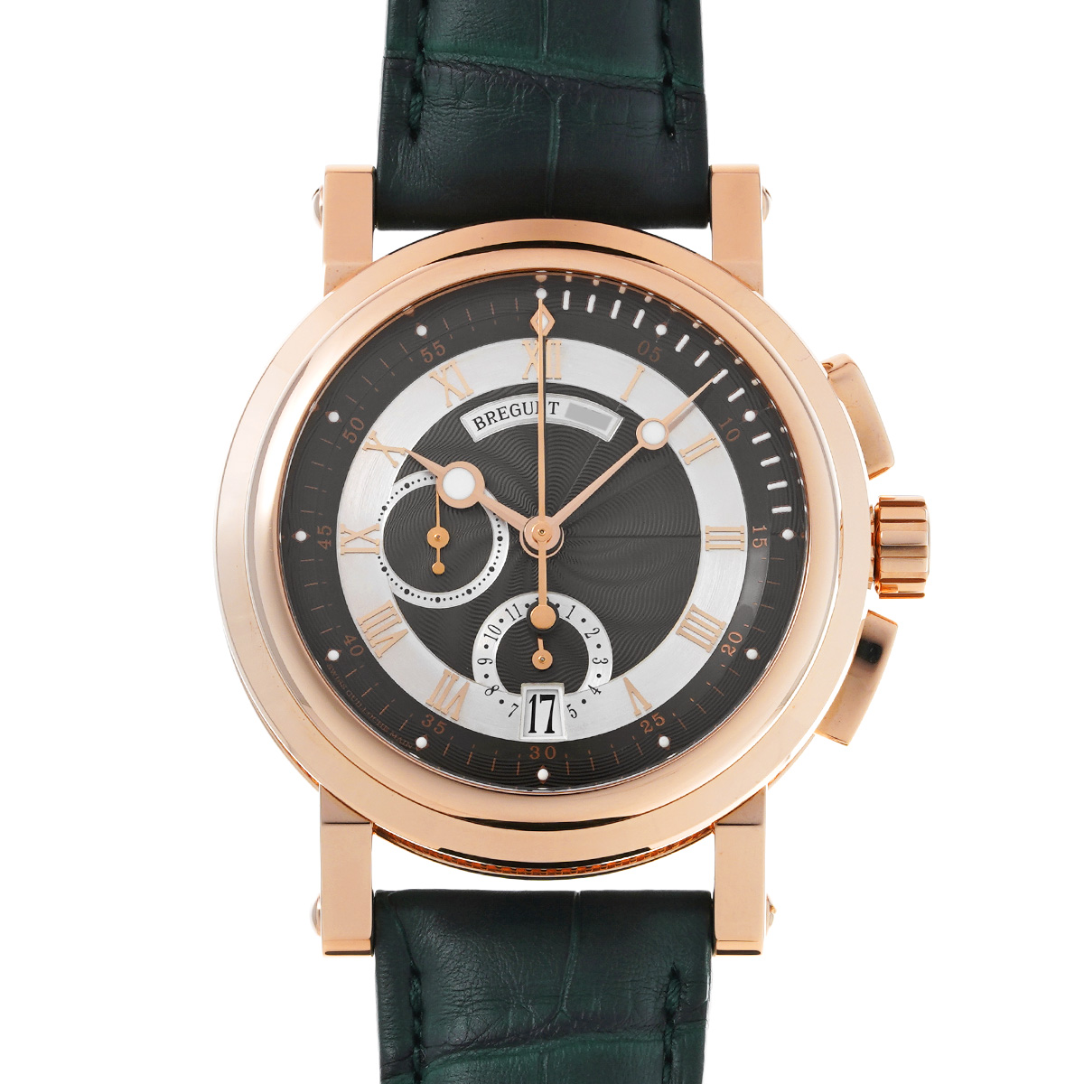 ブレゲ マリーン II クロノグラフ 5827BR/Z2/5ZU グレー メンズ 時計