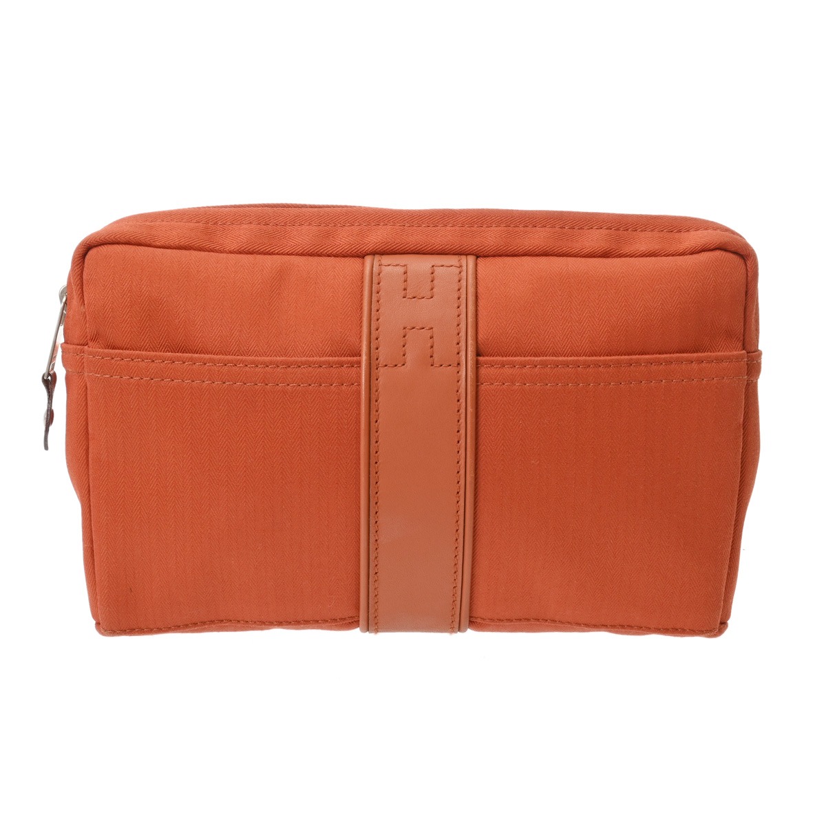 エルメス アカプルコ サンチュール オレンジ トワルシェブロン