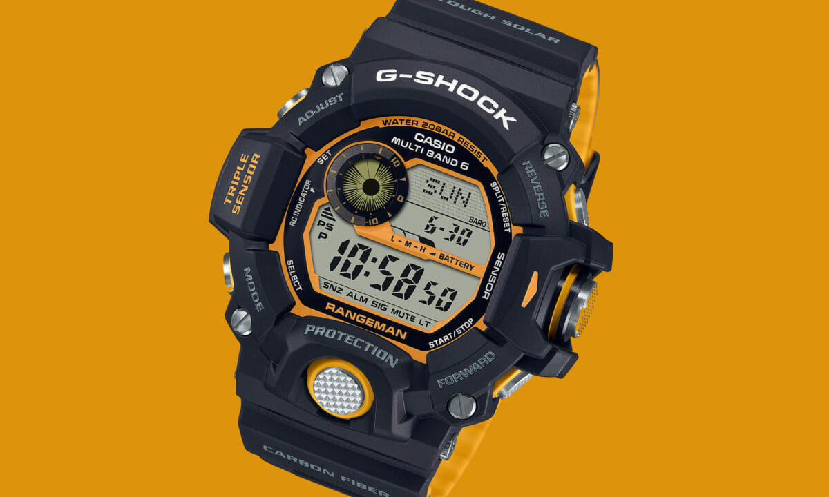 過酷な環境でこそ実力が発揮される【G-SHOCK レンジマン】にイエロー
