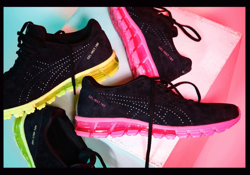 アシックス×アトモスの新コラボが斬新！ ネオンソール×リフレクター