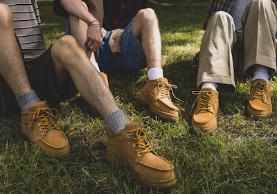 ティンバーランドにビームスが別注した、ゴアテックス仕様シューズ