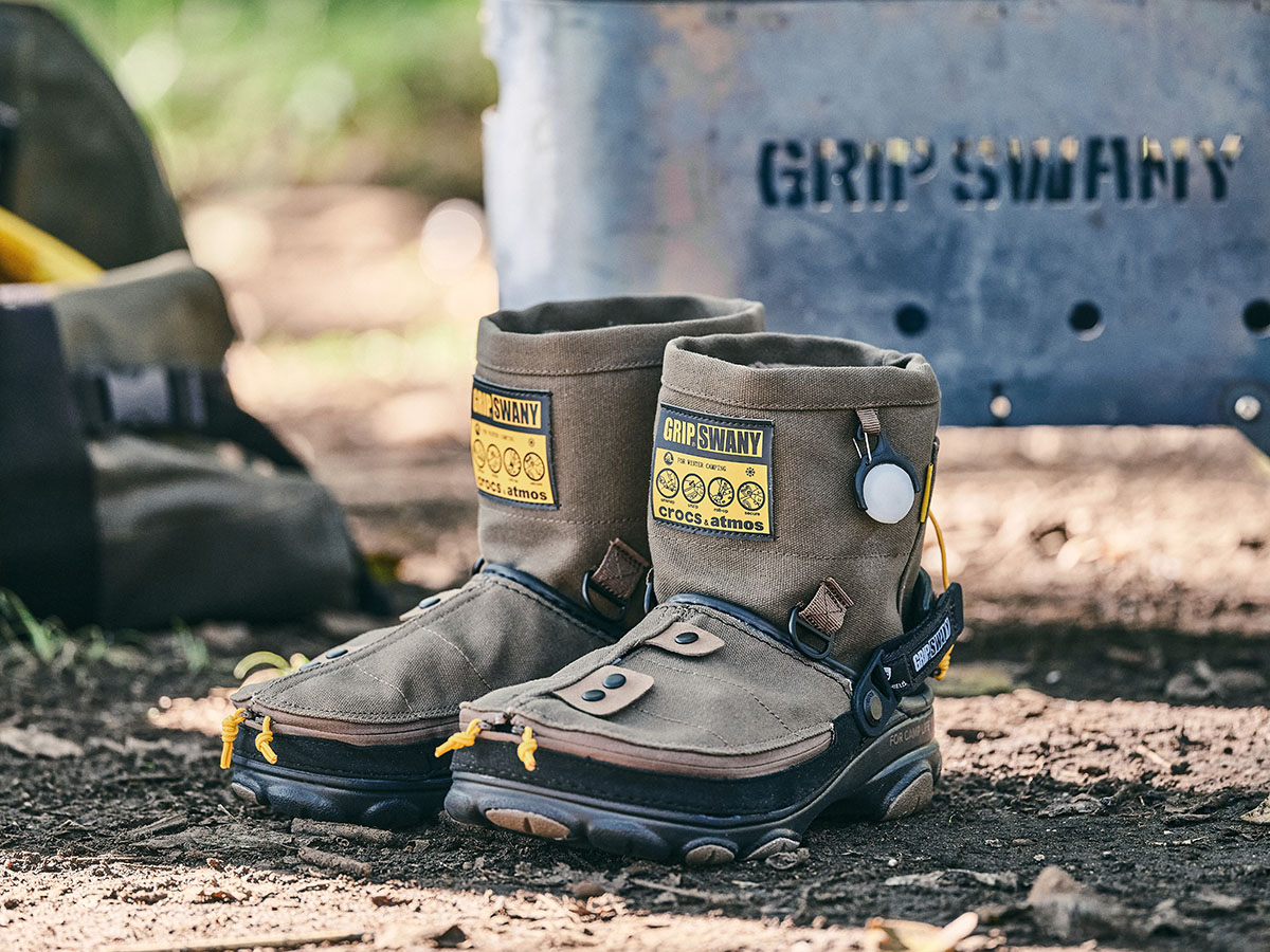 グリップスワニー×アトモス×クロックスがトリプルコラボ。冬キャンプに