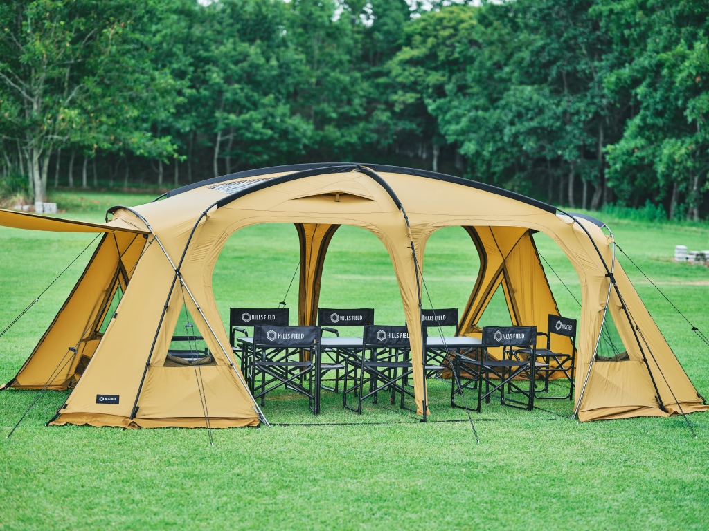 グルキャンのために設計された、快適空間。ヒルズフィールドから、新作