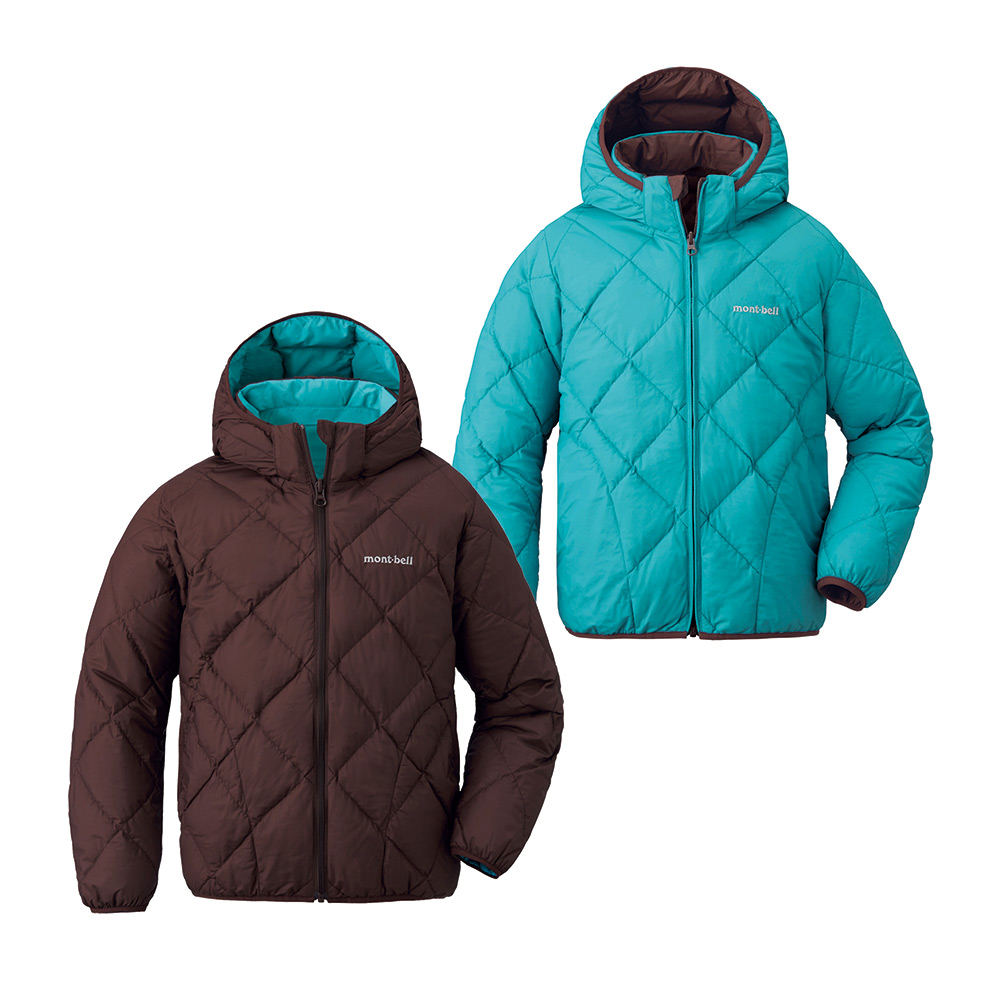 リバーシブル ダウンパーカ Kid's 140-160｜モンベル