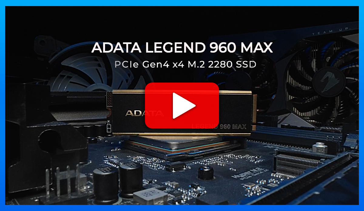 ADATA LEGEND 960 MAX PCIe Gen4 x4 M.2 2280 Solid State Drive (Global)