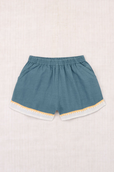 Misha & Puff Traveler Short ~ Blueslate | Wee Mondine