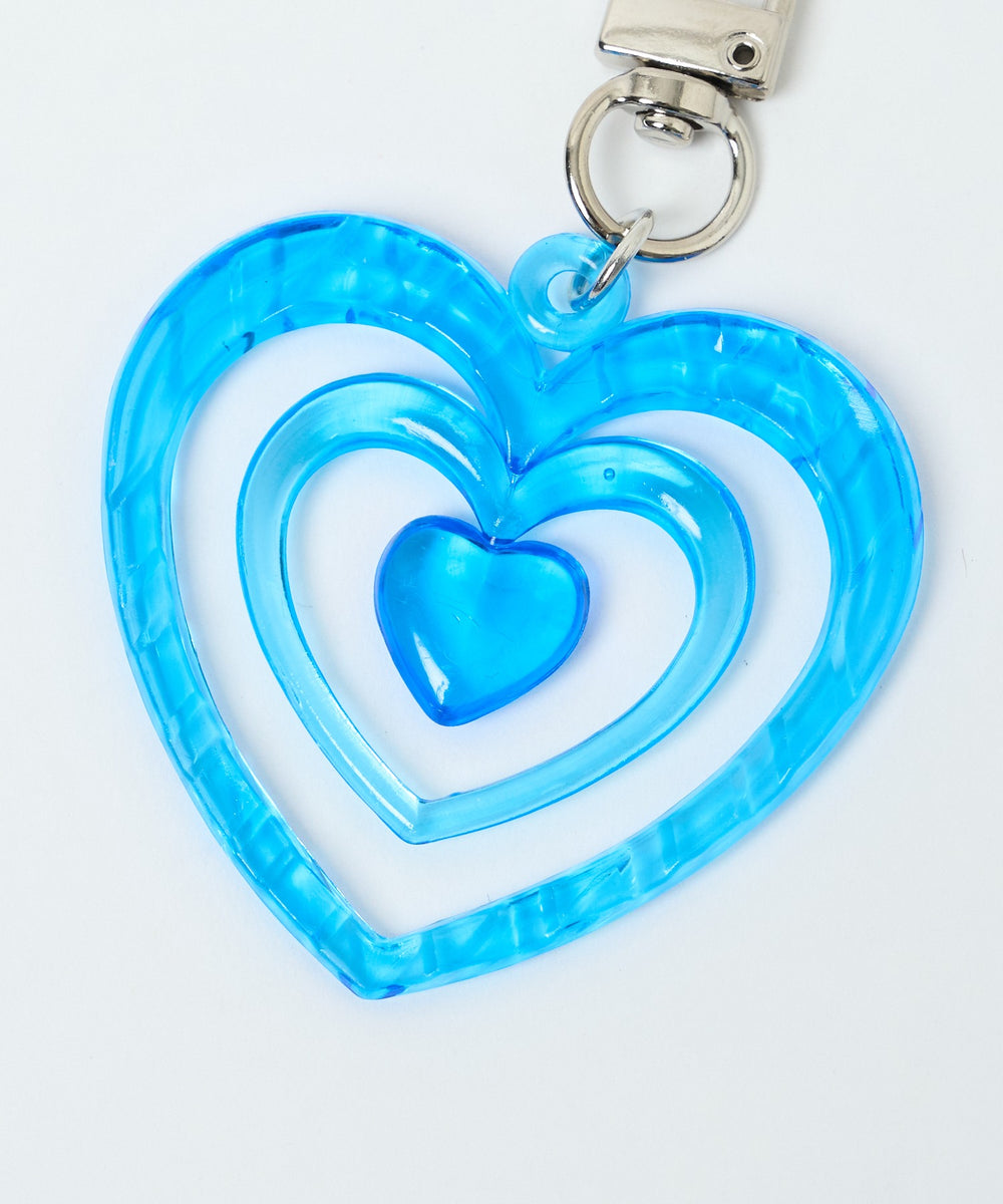カラフルクリアハートミニキーホルダー｜WEGO（ウィゴー） – WEGO