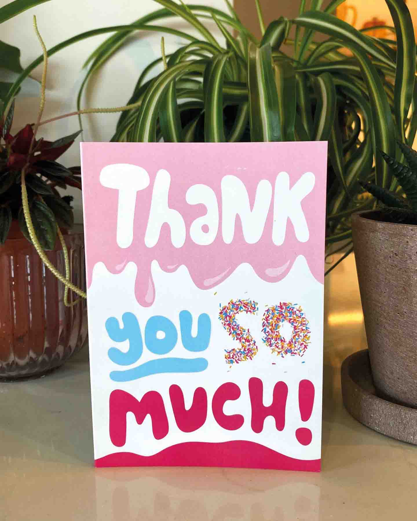 Thank You So Much Greeting Card - A5 – Whitworths Sugar