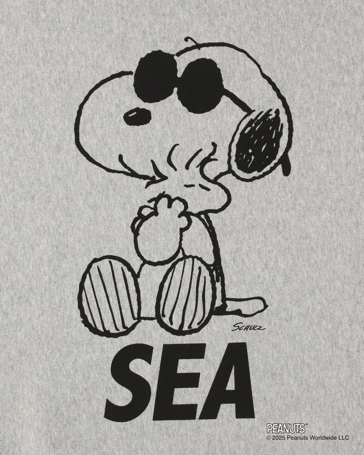 SMOOTHY x WDS Snoopy Pigment Crewneck Sweatshirt – WIND AND SEA