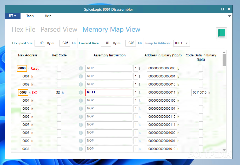 8051 Disassembler - Download - Softpedia