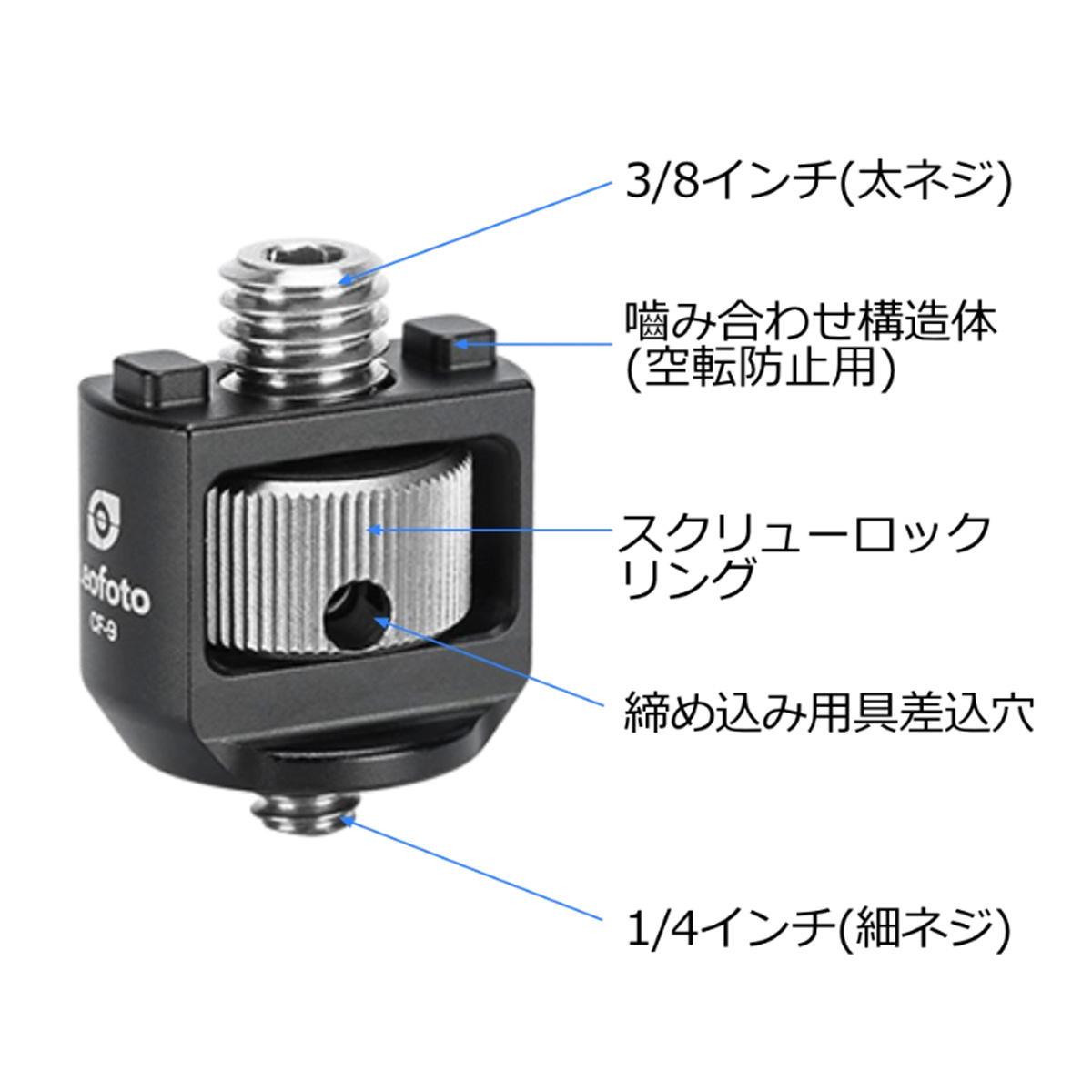 CF-9 ユニバーサル変換アダプター Leofoto | 株式会社ワイドトレード
