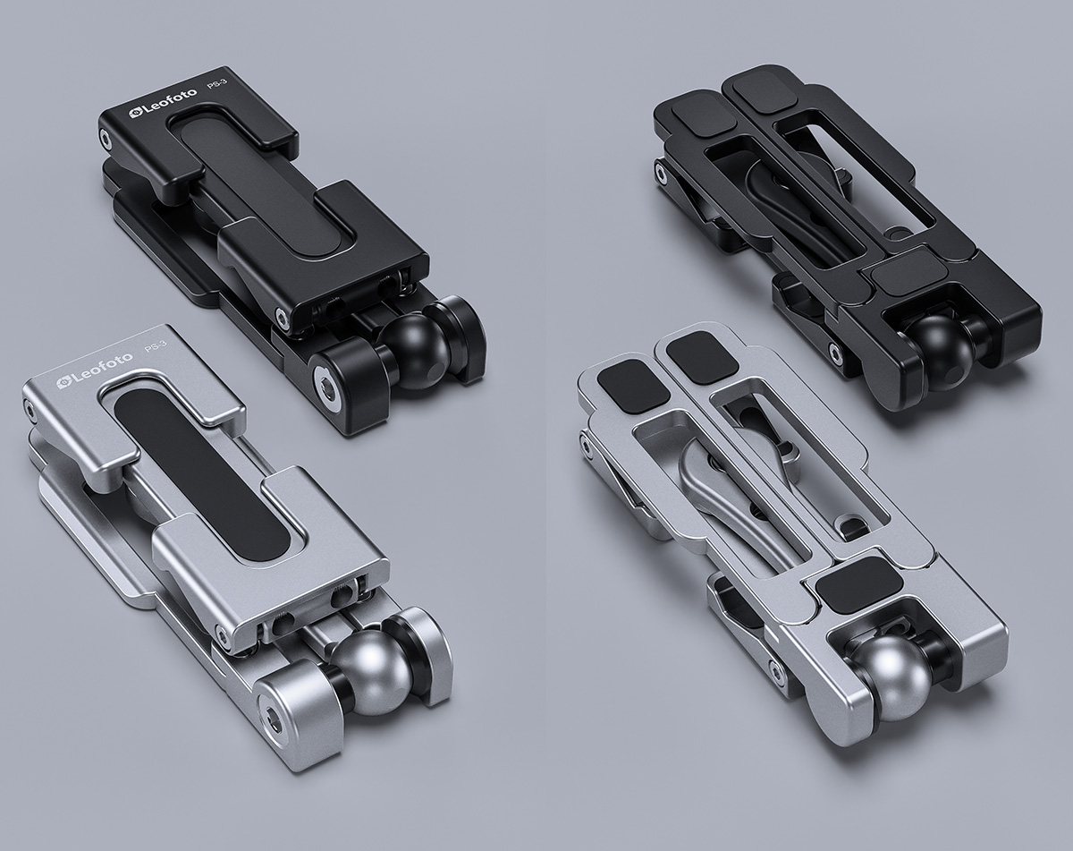PS-3(BK)/PS-3(SV) 折畳式スマホスタンド＆ホルダー Leofoto | 株式