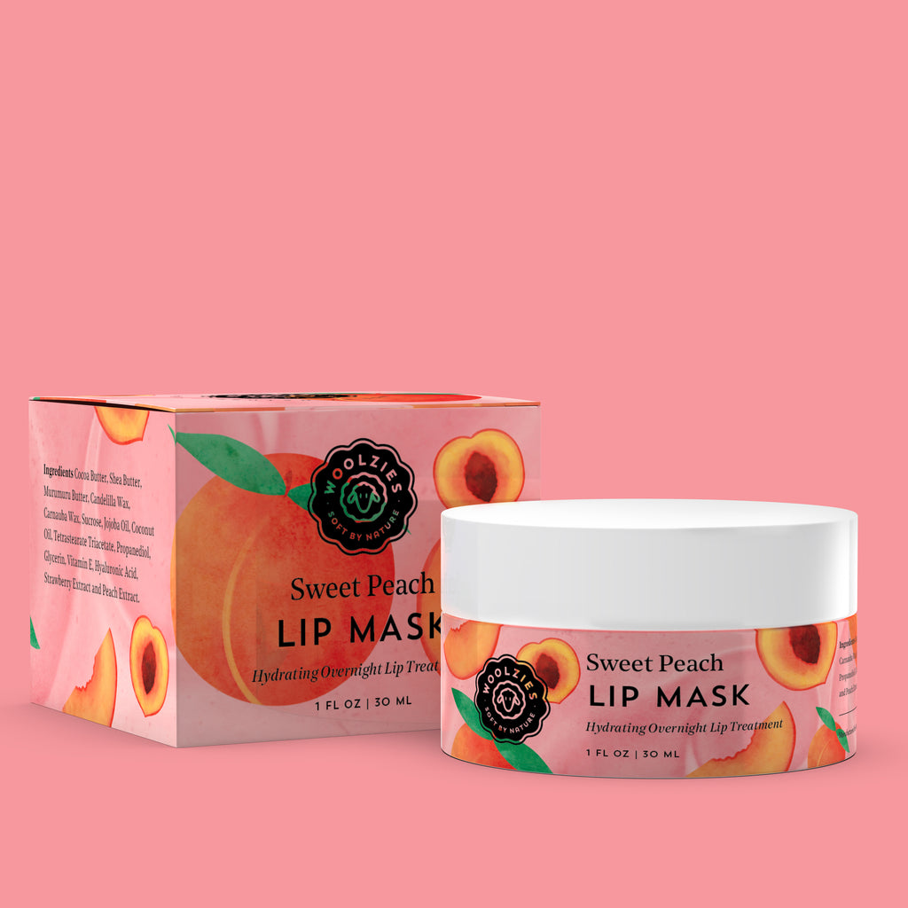 1oz. Sweet Peach Lip Mask – Woolzies.com