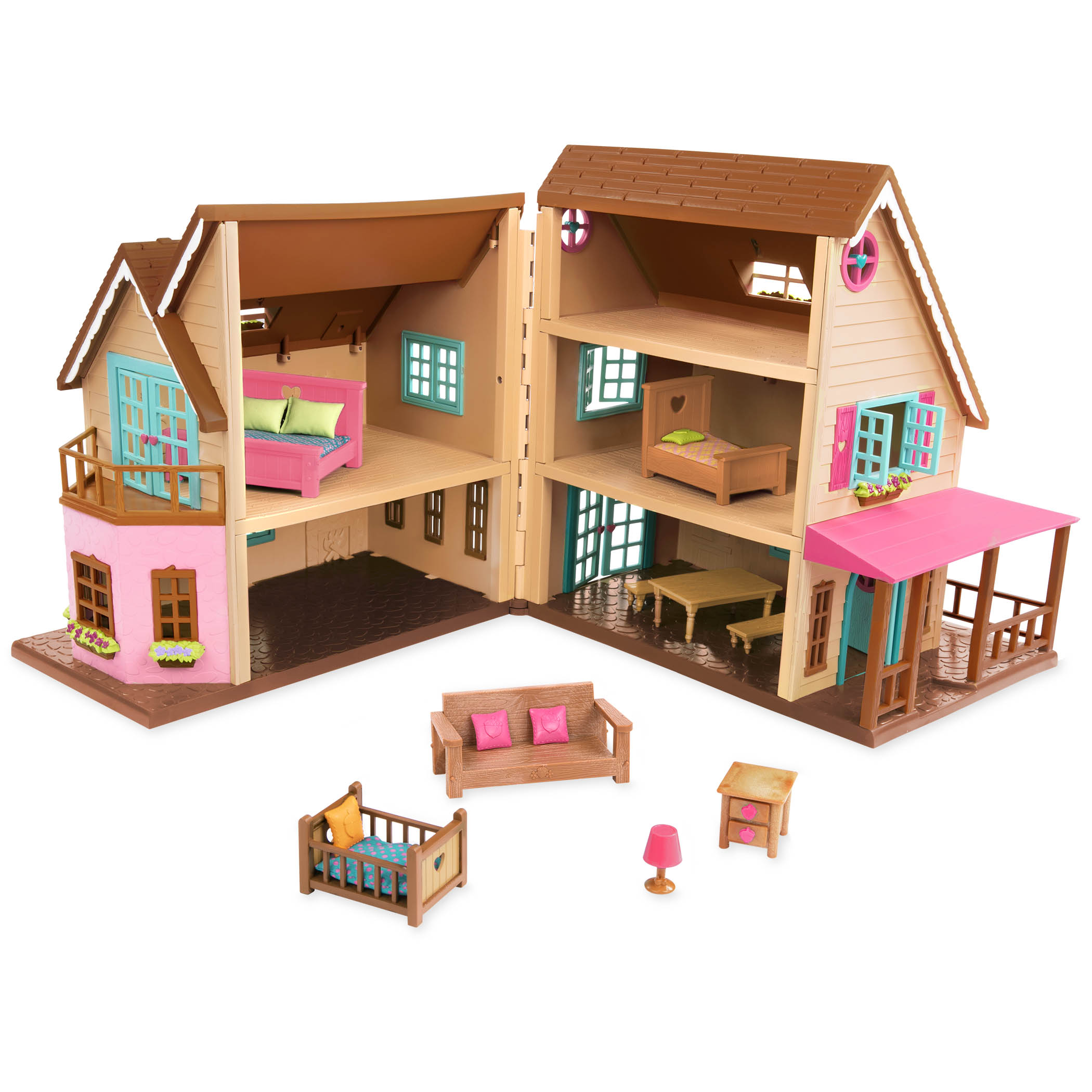 Honeysuckle Hillside Cottage | Toy House with Accessories | Li'l