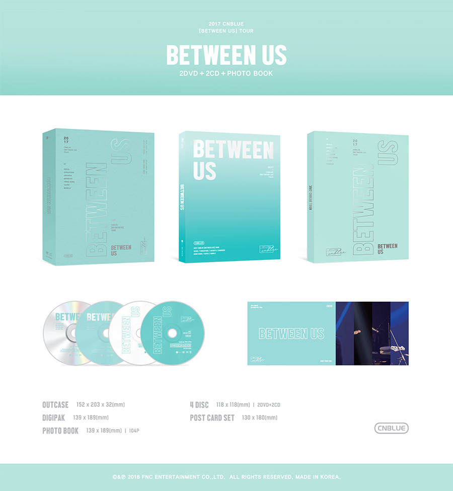 CNBLUE「2017 CNBLUE LIVE [BETWEEN US] TOUR」 | Warner Music Japan