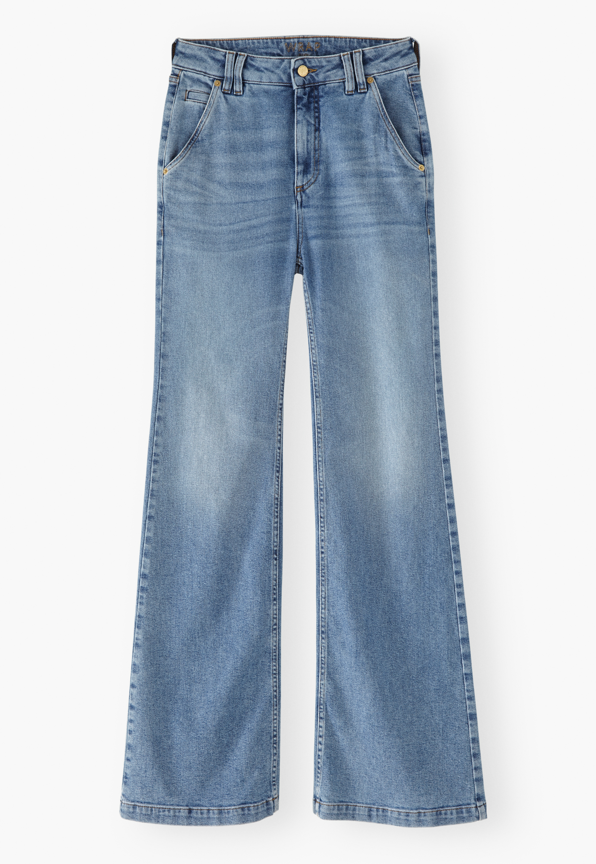 Wrap London - Flared Japanese-denim jeans