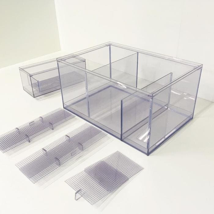 ウェット式濾過槽（ウールBOX付）（1800×500×350）｜すいそうやさん