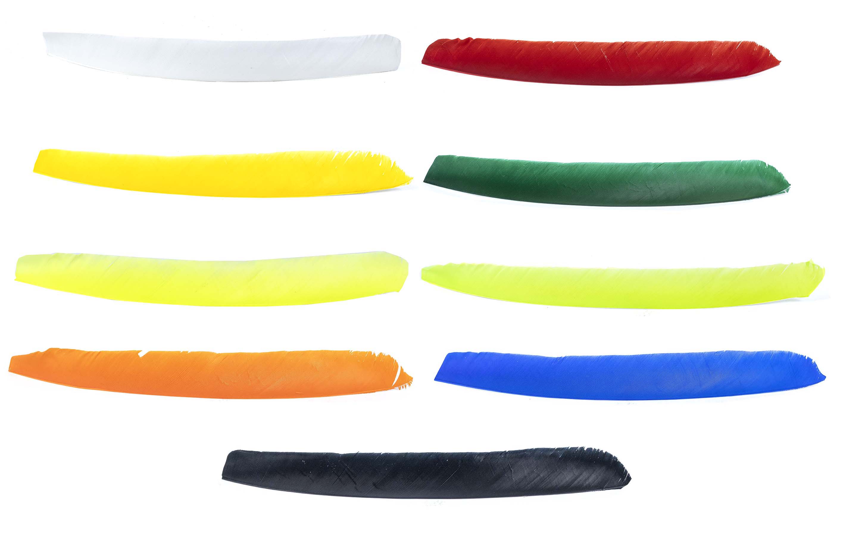 Traditional Only® Full Length Solid Color Feather Fletchings