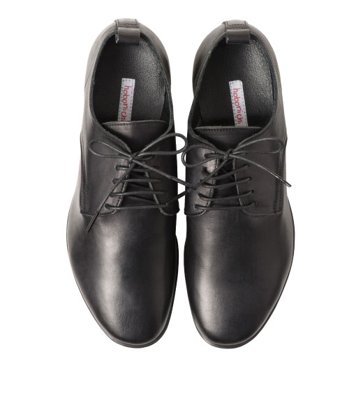 a. エードット 大橋歩さん ワンストップ2 レザーシューズ 23cm 黒 大橋