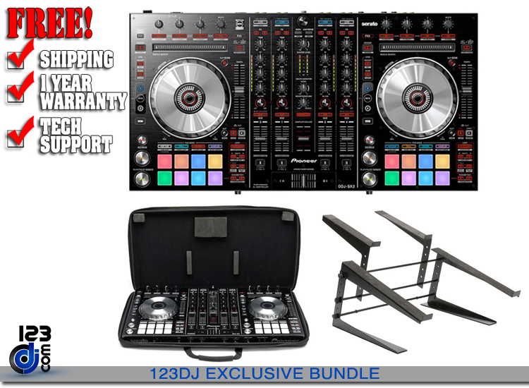 Pioneer DDJ-SX2 + Magma Case + Stand | DJ Controllers