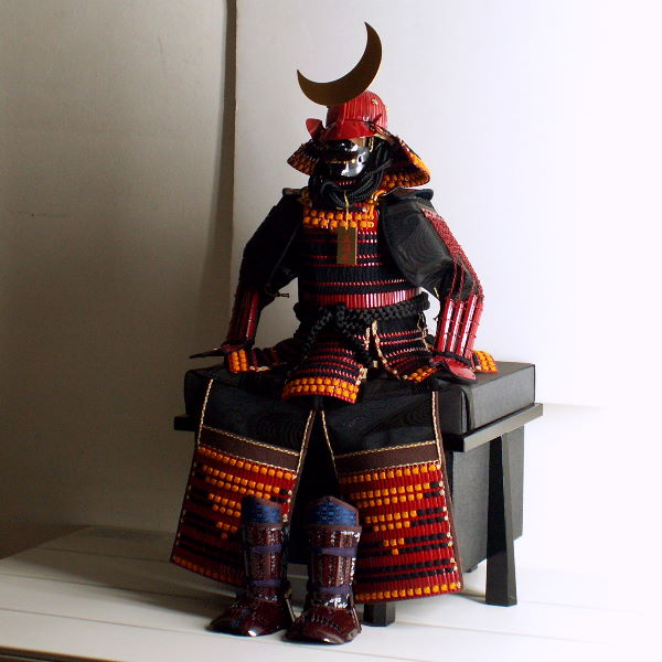 激安五月人形在庫処分】戦国時代仕様赤備具足10号単品が安い 五月人形