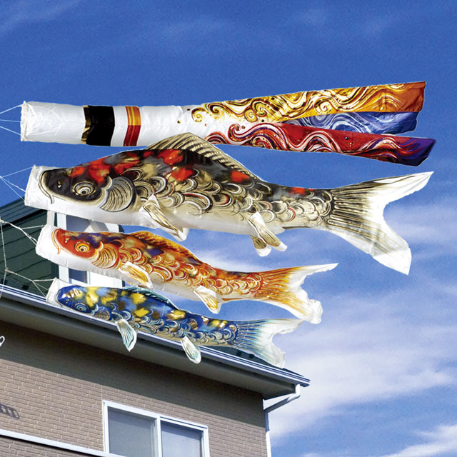 2mかぜいろ鯉のぼり万力金具セットが安い 東旭鯉のぼり ～広島市の人形