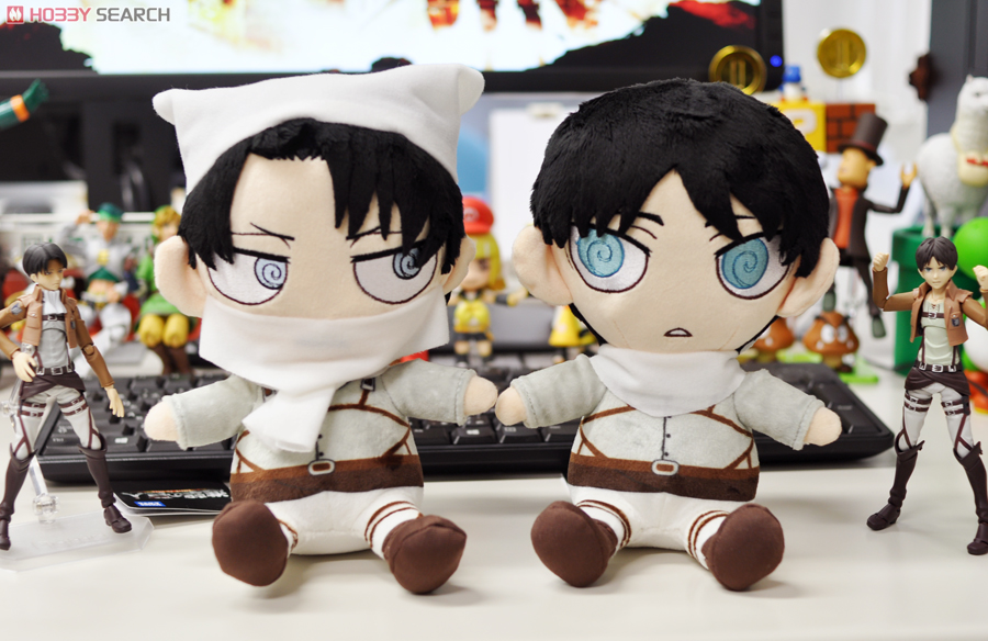 ホビーサーチブログ - 進撃の巨人ちみキャラぬいぐるみ お掃除リヴァイ