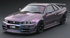 Nismo R34 GT-R Z-tune Midnight Purple III (ミニカー) - ホビー