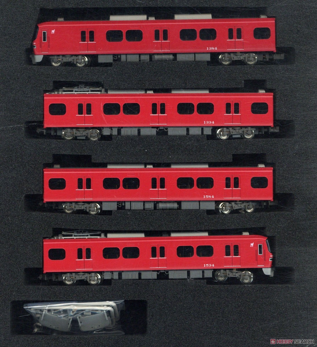 名鉄 1380系 4輛編成セット (動力付き) (4両セット) (塗装済み完成品