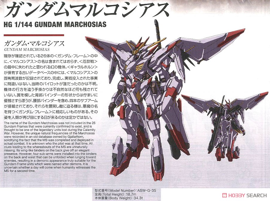ガンダムマルコシアス (HG) (ガンプラ) - ホビーサーチ ガンプラ他