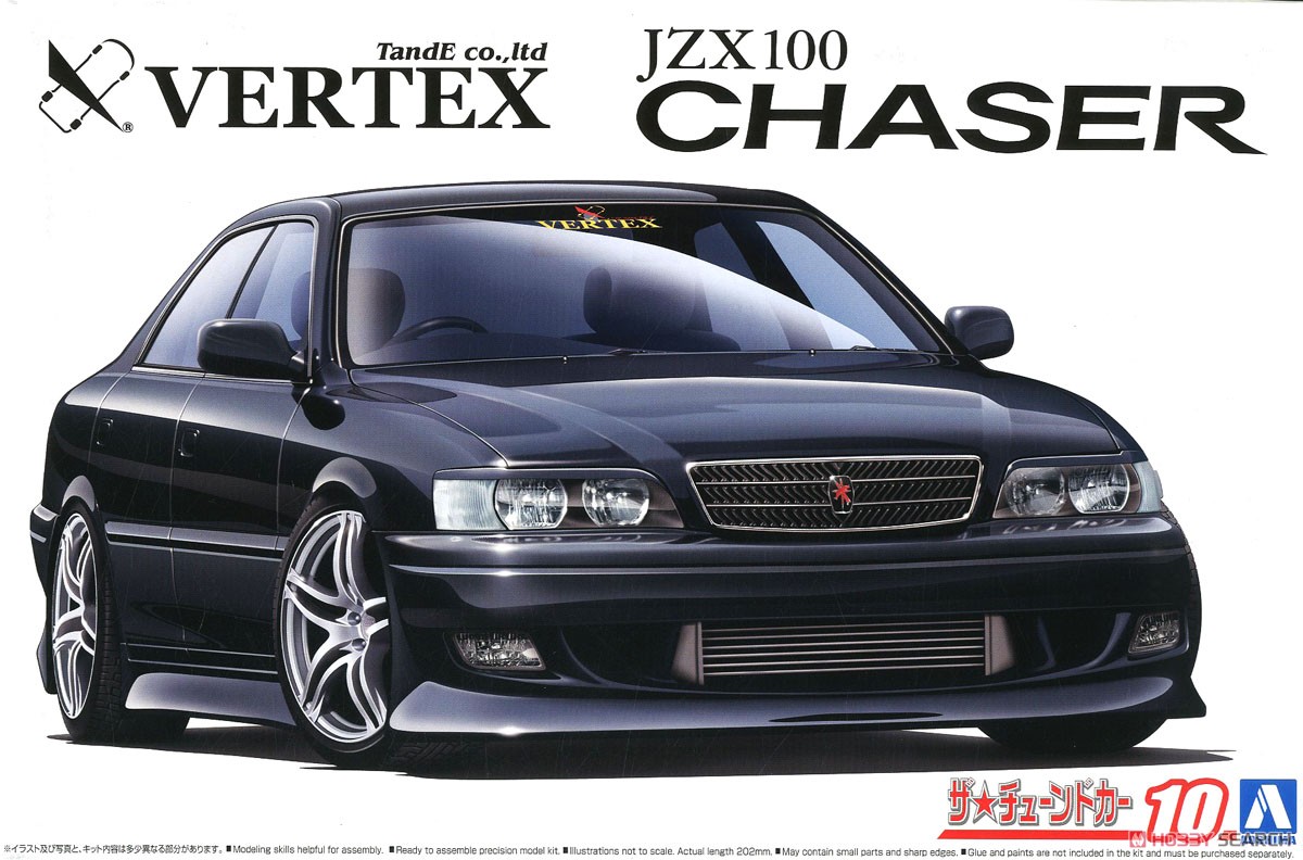 VERTEX JZX100 チェイサー ツアラーV `98 (トヨタ) (プラモデル