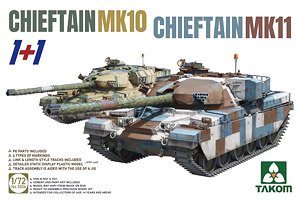 イギリス主力戦車 チーフテン Mk.10/Mk.11 (2キット入) (プラモデル