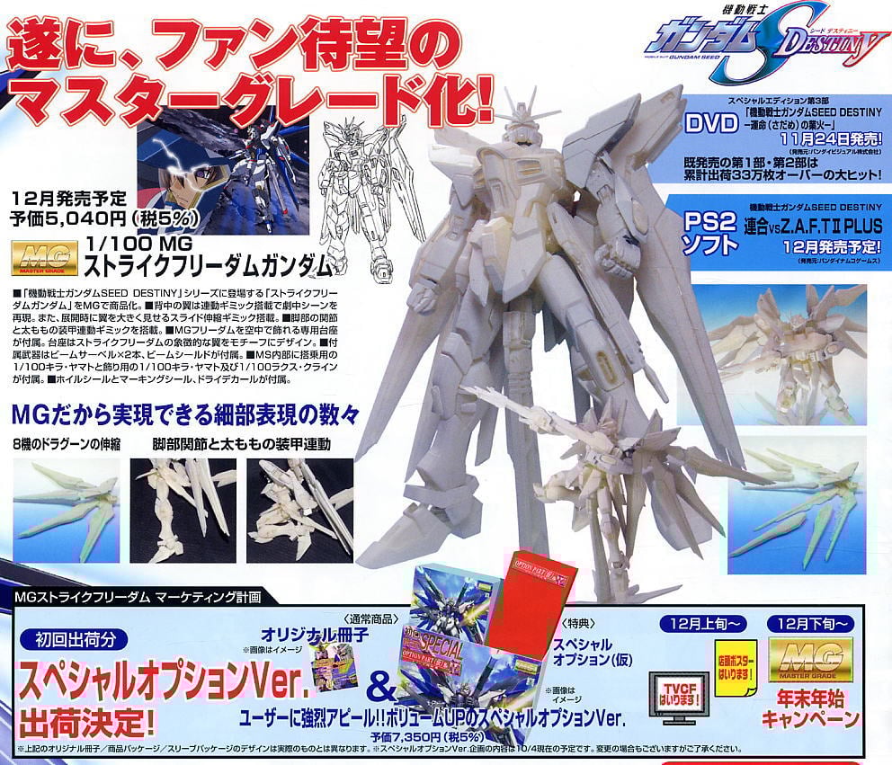 ZGMF-X20A ストライクフリーダムガンダム フルバーストモード (MG