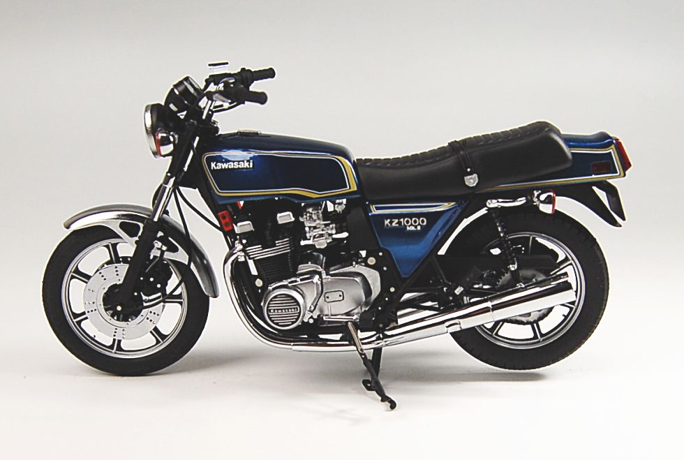 Kawasaki KZ1000Mk.II (ルミナスネイビーブルー) (ミニカー) - ホビー