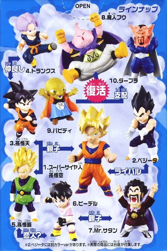 ドラゴンボールZ ディフォルメーション 魔人復活！編 10個セット (食玩