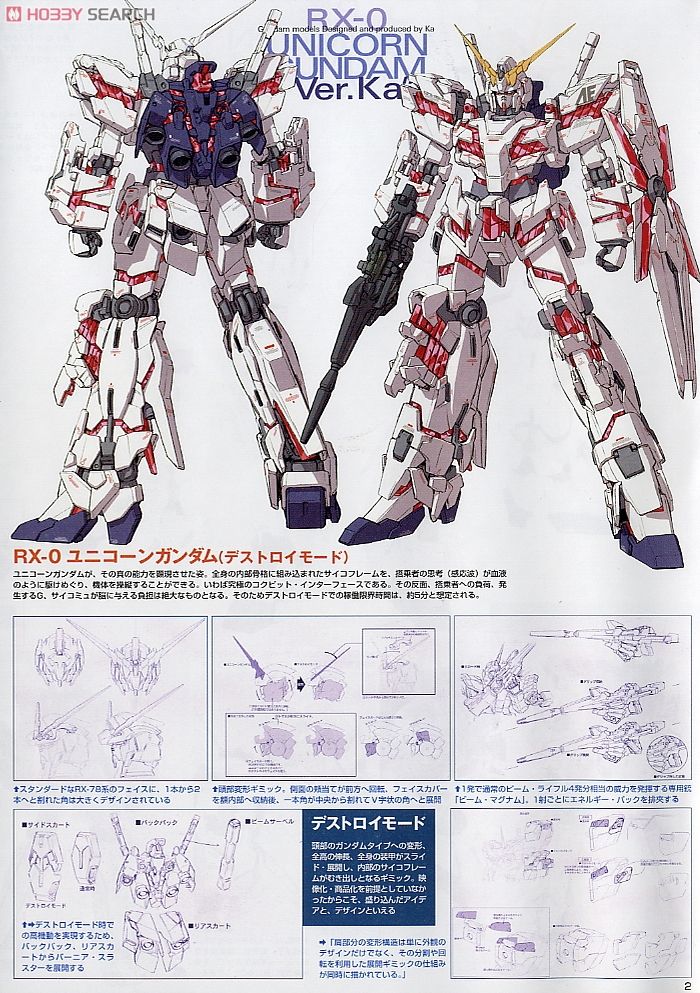 RX-0 ユニコーンガンダム Ver.Ka チタニウムフィニッシュ (MG