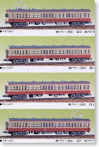 西武 451系 4輛編成セット (4両・組み立てキット) (鉄道模型) - ホビー