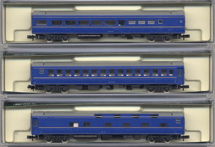 24系25形 金帯 3両増結セット (増結・3両セット) (鉄道模型) - ホビー