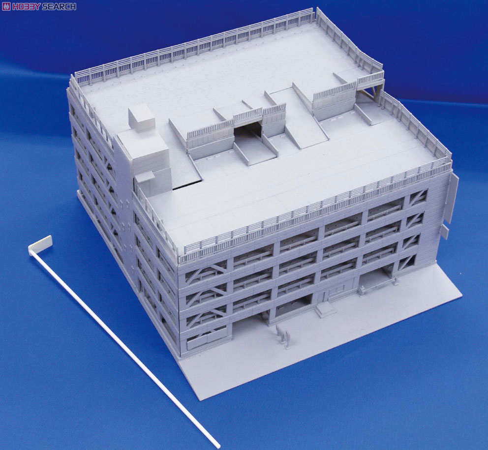 立体駐車場 (ブルー) (塗装済み組立キット) (鉄道模型) - ホビーサーチ