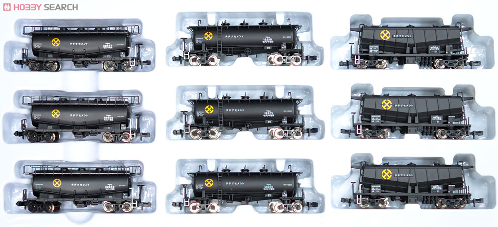 セメント専用車 (タキ12200/ホキ5700/タキ1900) (9両セット) (鉄道模型