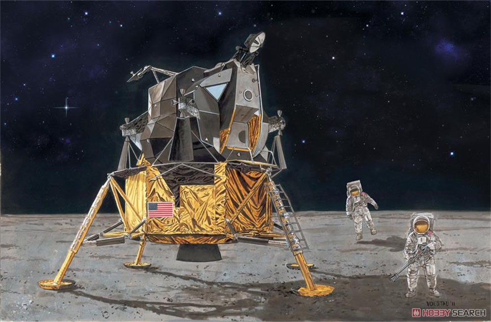 NASA アポロ11号 人類初の月面着陸 司令船コロンビア+月着陸船イーグル